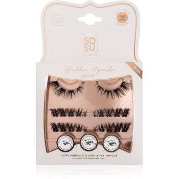SOSU Cosmetics Hidden Agenda Lash Kit gene false - imagine 2